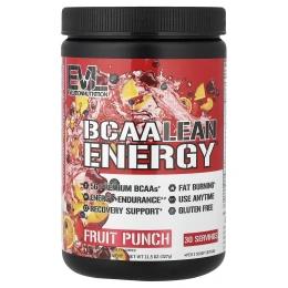 EVLution Nutrition, BCAA Lean Energy®, фруктовый пунш, 327 г (11,5 унции)
