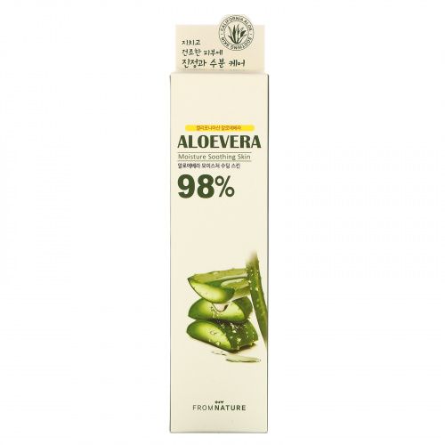 FromNature, Aloe Vera, 98% Moisture Soothing Skin, 150 ml
