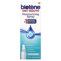 Biotene Dental Products, Увлажняющий спрей для сухого рта, нежная мята, 44,3 мл (1,5 жидк. унц.)