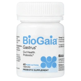 BioGaia, пробиотик Gastrus® в капсулах, 60 капсул Pure Action