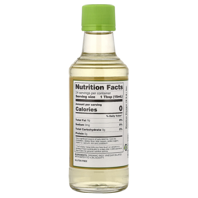 Marukan, Органический рисовый уксус, 355 мл (12 жидк. унц.)