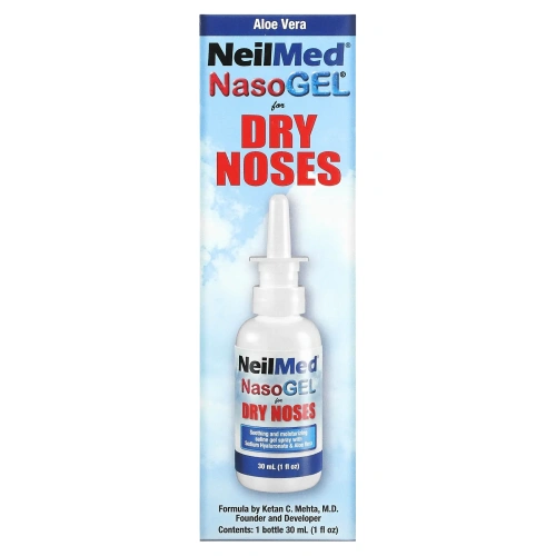 NeilMed, NasoGel, при сухости слизистой носа, 1 флакон, 1 жид. унция(30 мл)