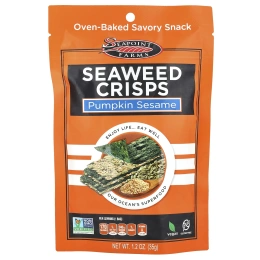 Seapoint Farms, хрустящие морские водоросли, с тыквой и кунжутом, 35 г (1,2 унции)