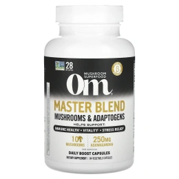Om Mushrooms, Master Blend, 84 растительные капсулы