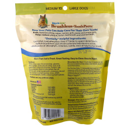 Ark Naturals, Освежающая дыхание жевательная зубная паста, для средних и крупных собак, 18 унций (508 г)