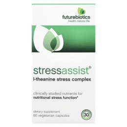 FutureBiotics, Stressassist, 60 растительных капсул