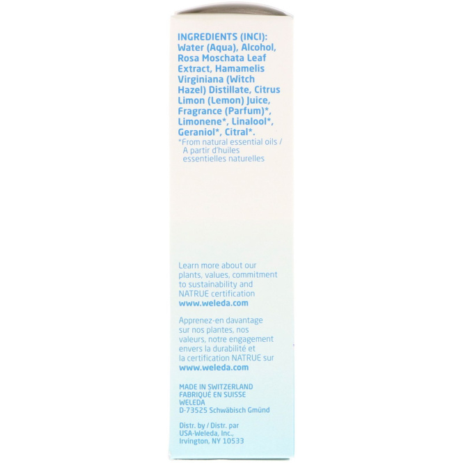 Weleda, Очищающий тоник 3.4 жидких унции (100 мл)