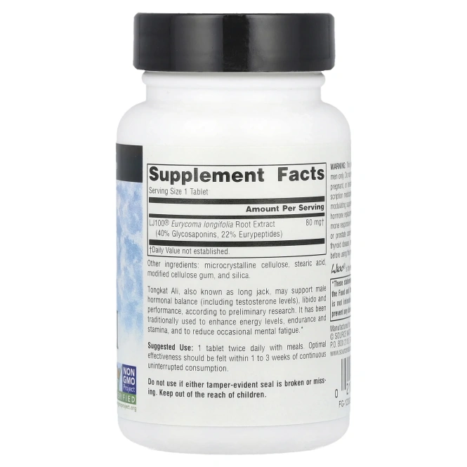 Source Naturals, Тонгкат али, 30 таблеток