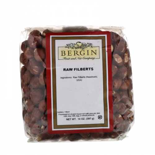 Bergin Fruit and Nut Company, Сырой фундук, 14 унций (397 г)