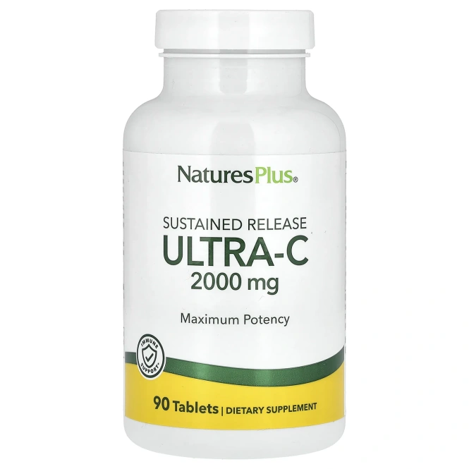 Nature's Plus, Ультра-C, 2000 мг, 90 таблеток