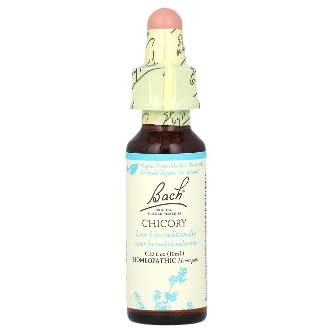 Bach, Original Flower Remedies, цикорий, 10 мл (0,35 жидк. унции)