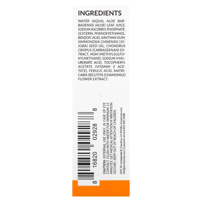 Artnaturals, Сыворотка с витамином C, 10 мл (33 жидк. унции)