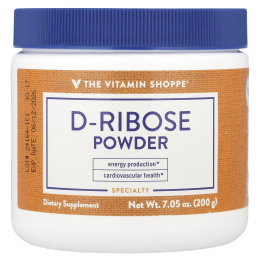 The Vitamin Shoppe, D-рибоза в порошке, 200 г (7,05 унции)