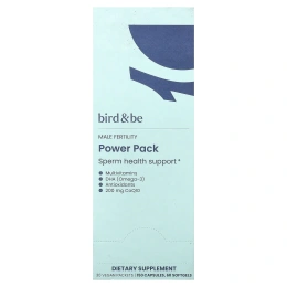 Bird and Be, комплекс для повышения мужской фертильности, 30 веганских пакетиков