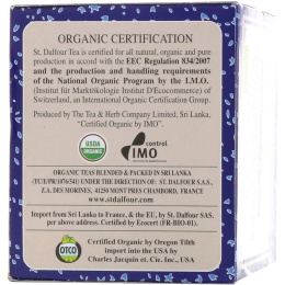 St. Dalfour, Organic Pure Darjeeling Tea, 25 Tea Bags, 1.75 oz (50 g)