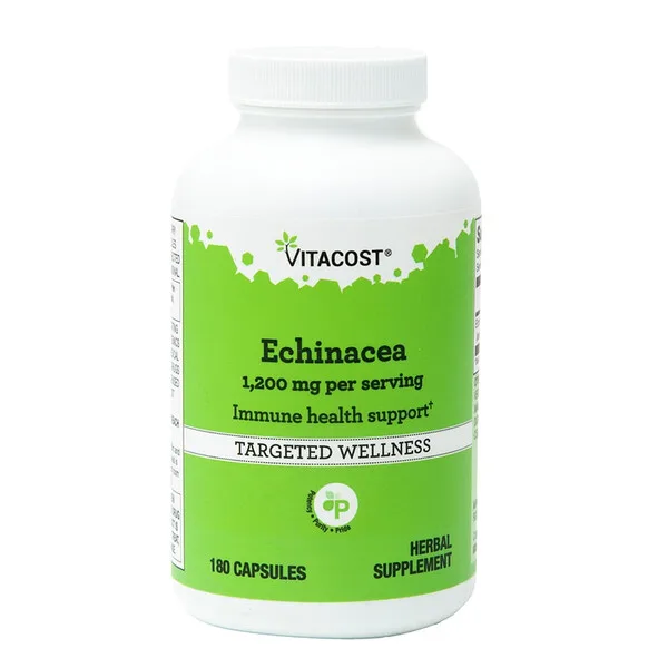 Vitacost, Echinacea, 1200 mg per serving, 180 Capsules