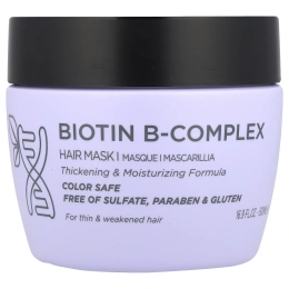 Luseta Beauty, Biotin B-Complex, восстанавливающая маска для волос, предотвращающая ломкость, 500 мл (16,9 жидк. унц.)