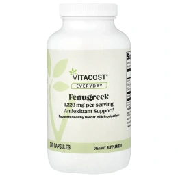 Vitacost, Everyday, пажитник, 360 капсул (610 мг в капсуле)