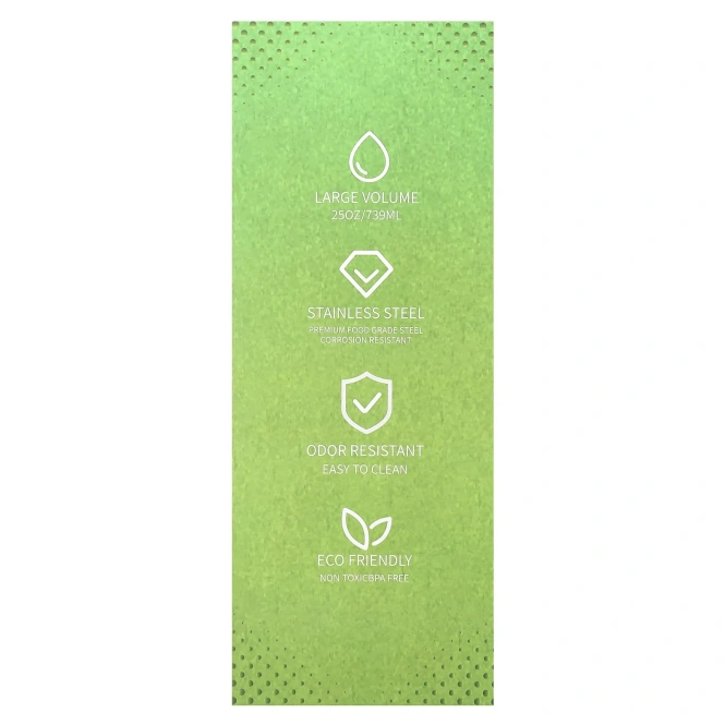 MuscleTech, бутылка-шейкер, нержавеющая сталь, зеленый/желтый, 739 мл (25 унций)