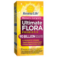 Renew Life, Women's Complete, Ultimate Flora Probiotic, 90 миллиардов живых бактерий, 30 вегетарианских капсул