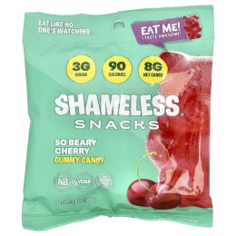 Shameless Snacks, жевательные конфеты, со вкусом вишни, 6 пакетиков по 50 г (1,8 унции)