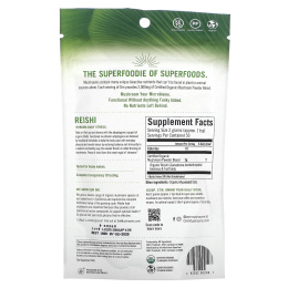Organic Mushroom Nutrition, Рейши, грибной порошок, 3.57 унций (100 г)