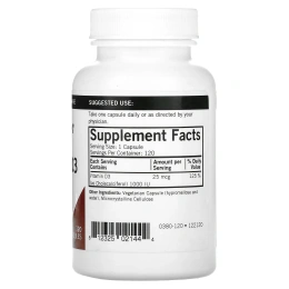 Kirkman Labs, Витамин D3, 1000 МЕ, 120 капсул