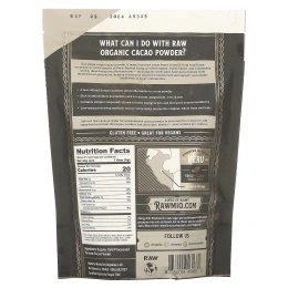 Rawmio, Порошок из необработанного органического какао, несладкий, 1 фунт (16 унций)