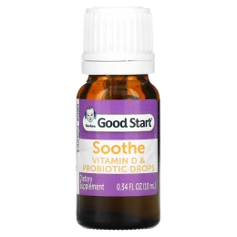 Gerber, Soothe, Vitamin D & Probiotic Drops, Birth +, 0.34 fl oz (10 ml)
