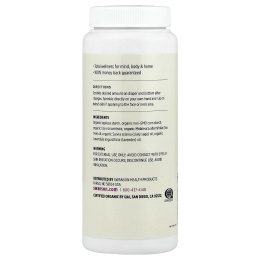 Swanson, Сертифицированная органическая детская присыпка, с лавандой, 71 г (2,5 унции)