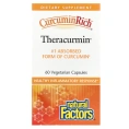 Natural Factors CurcuminRich Theracurmin Куркумин, 60 вегетарианских капсул