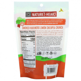 Nature's Heart, Chickpea Crunch, хабанеро с копченым лимоном, 113 г (4 унции)