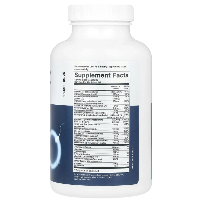 Fairhaven Health, FH Pro для мужчин, добавка для фертильности клинического класса, 180 капсул