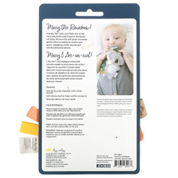 Itzy Ritzy, Itzy Pal, плюшевый с силиконовым прорезывателем для зубов, от 0 месяцев, Macy The Rainbow, 1 прорезыватель