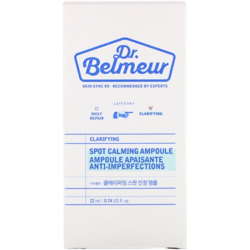 Dr. Belmeur, «Очищение», противовоспалительная сыворотка точечного действия, 22 мл