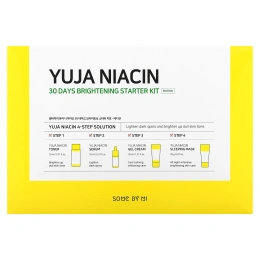 SOME BY MI, Yuja Niacin, стартовый набор для осветления кожи за 30 дней, набор из 4 продуктов