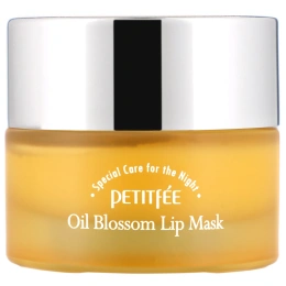 Petitfee, Oil Blossom, маска для губ, масло облепихи, 15 г