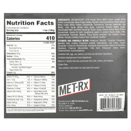 MET-Rx, Big 100, Батончик Вместо Еды,  Печенье с Шоколадной Крошкой, 9 батончиков, по 3,52 унции (100 г) каждый