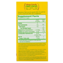 Culturelle, Pro-Well, пробиотик 3-в-1, плюс Омега-3, 30 капсул, по одной в день