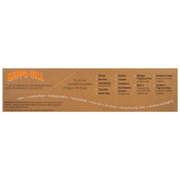 Sappo Hill, Глицериновое крем-мыло, лесная дорожка, дикорастущая сосна, 12 кусков, 3,5 унций (100 г)