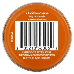 Vaseline, Lip Therapy, Cocoa Butter, 0.6 oz (17 g)