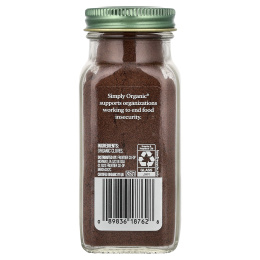 Simply Organic, гвоздика, молотая, 80 г (2,82 унции)