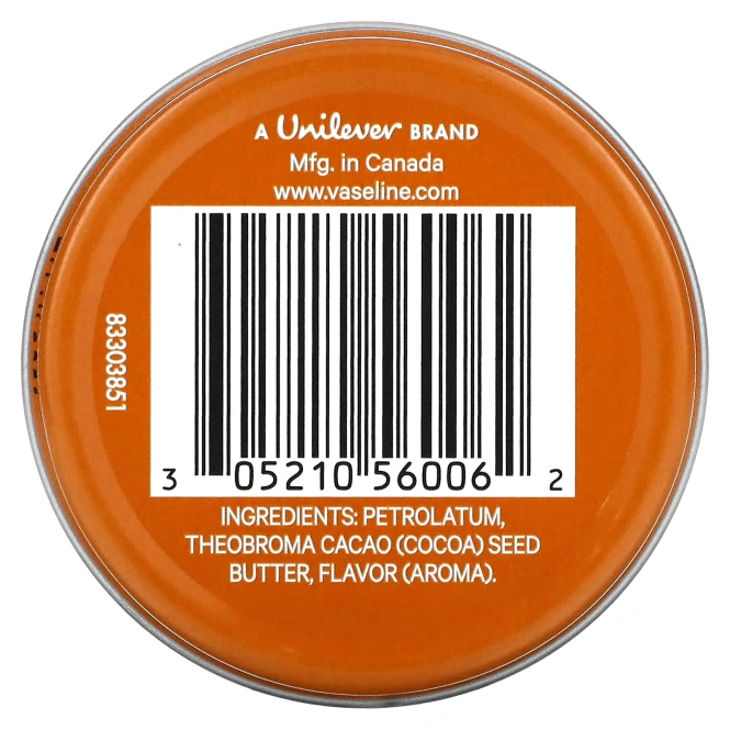 Vaseline, Lip Therapy, Cocoa Butter, 0.6 oz (17 g)