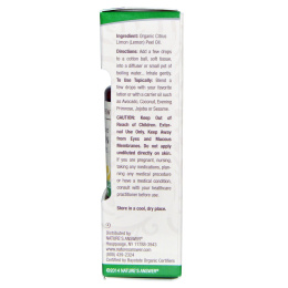 Nature's Answer, Органические эфирные масла, масло лимона 0,5 жидких унций (15 мл)