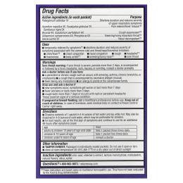 Nature's Way, Sambucus®, средство от простуды и гриппа, горячий напиток из бузины, для детей от 6 лет, лимон, 10 пакетиков по 5,3 г (0,186 унции)