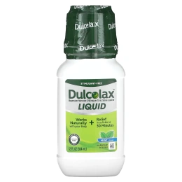 Dulcolax, жидкое слабительное, мятное средство, 354 мл (12 жидк. унций)
