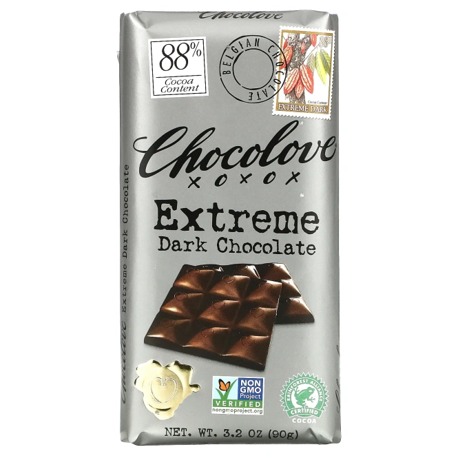 Chocolove, экстрачерный шоколад, 88% какао, 90 г (3,2 унции)