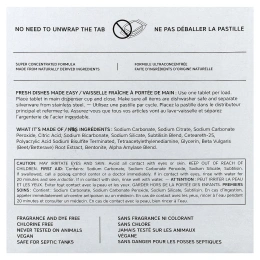 The Unscented Company, Таблетки для посудомоечной машины, 72 таблетки, 864 г (30,5 унции)