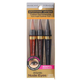 Physicians Formula, Шиммер полоски, карандаш для подводки глаз трио Кохл Каджал, теплые естественные глаза, 2,7 г (0,09 унции)