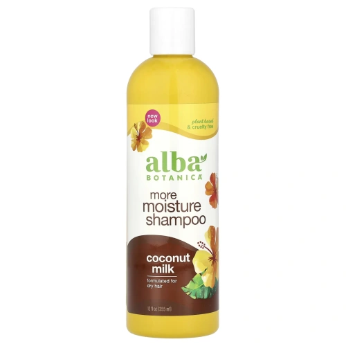 Alba Botanica, Drink it Up, шампунь с кокосовым молоком, 12 жидких унций (355 мл)